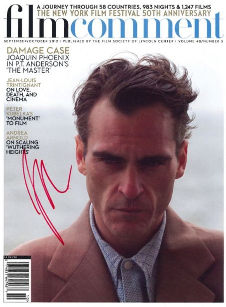 Joaquin Phoenix, FilmComment Magazine September 2012 Cover Photo ...