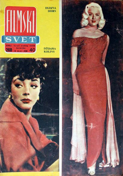 Diana Dors - Filmski svet Magazine [Yugoslavia (Serbia and Montenegro)] (1960)