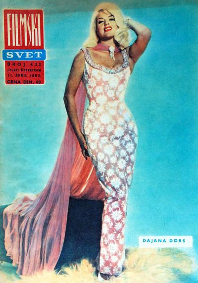 Diana Dors - Filmski svet Magazine [Yugoslavia (Serbia and Montenegro)] (1963)