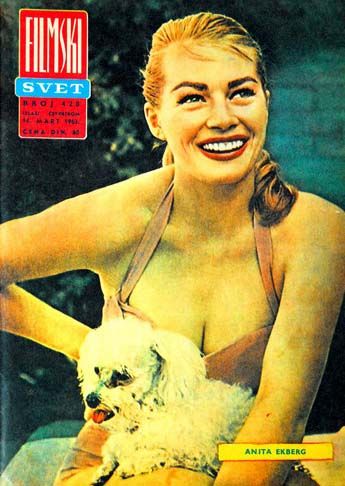 Anita Ekberg - Filmski svet Magazine [Yugoslavia (Serbia and Montenegro)] (14 March 1963)