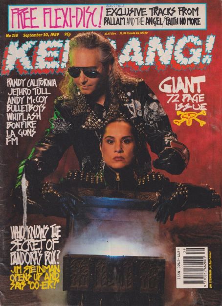 Jim Steinman - Kerrang Magazine Cover [United Kingdom] (30 September 1989)