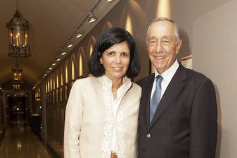Marcelo Rebelo de Sousa and Rita Amaral Cabral