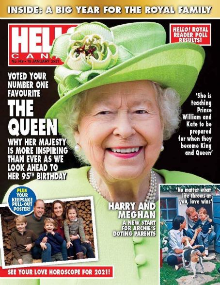 Queen Elizabeth II, Hello! Magazine 18 January 2021 Cover Photo - Canada