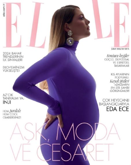 Eda Ece Elle Magazine February 2024 Cover Photo Turkey   F5g3071scdissis 