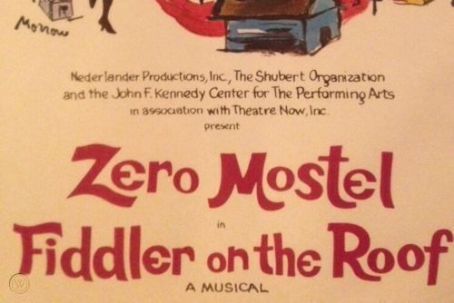 Zero Mostel  Fiddler On The Roof 1964