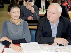 Sahra Wagenknecht and Oskar Lafontaine