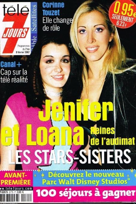 Loana Petrucciani Tele 7 Jours Magazine 02 February 2002 Cover Photo France