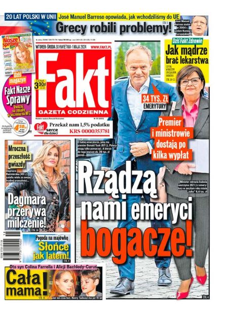 Donald Tusk, Dagmara Kazmierczak, Dagmara Kaczmarek, Fakt Magazine 30 ...