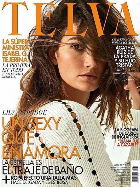 Lily Aldridge, Telva Magazine June 2017 Cover Photo - Spain