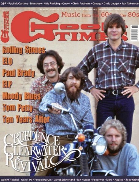 Creedence Clearwater Revival, Good Times Magazine January 2018 Cover ...