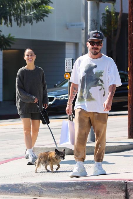 Cara Santana – With her beau Shannon Leto while shopping together in West Hollywood