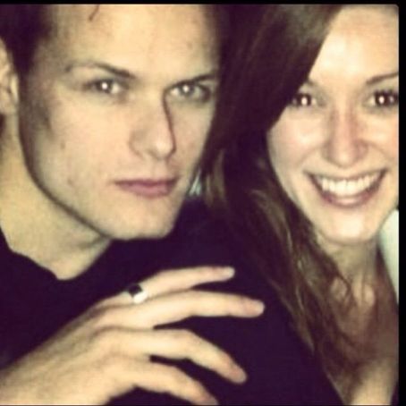 Sam Heughan and Abbie Salt