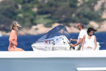 Michelle Rodriguez – Enjoying holidays on a yacht in Porto Cervo