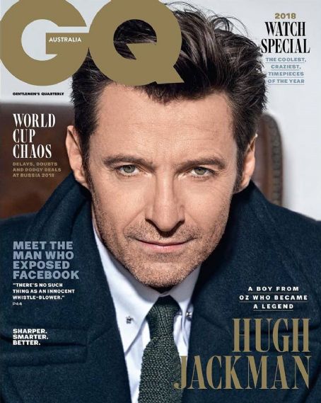 Hugh Jackman, GQ Magazine June 2018 Cover Photo - Australia