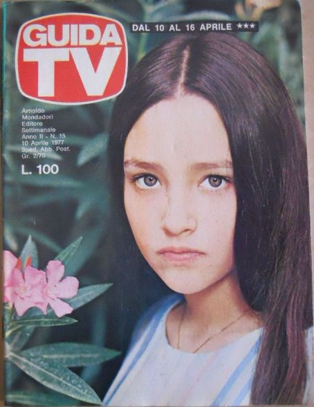 Olivia Hussey Guida Tv Magazine 10 April 1977 Cover Photo Italy