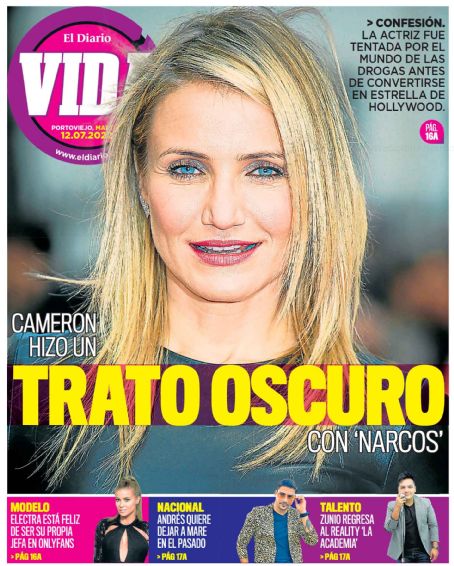 Cameron Diaz - El Diario Vida Magazine Cover [Ecuador] (12 July 2022)