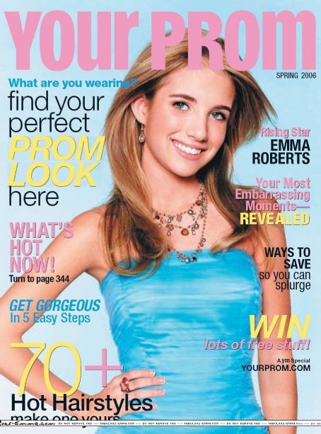 Emma Roberts, YM Prom Magazine March 2006 Cover Photo - United States