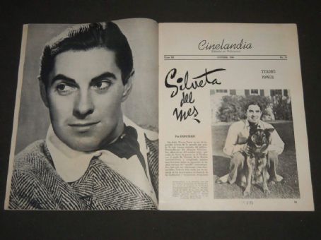 Tyrone Power - Cinelandia Magazine Pictorial [Argentina] (October 1946)