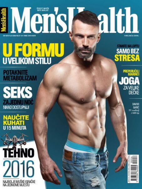Davor Garic Mens Health Magazine February 2016 Cover Photo Croatia