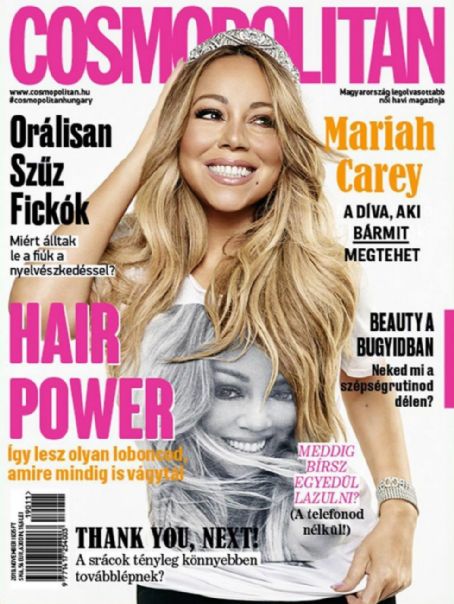 Mariah Carey, Cosmopolitan Magazine November 2019 Cover Photo - Hungary