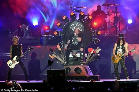Guns N' Roses frontman Axl Rose slams Aussie fan who flew a drone in front of his face during live concert on the Gold Coast: 'Play with your toys somewhere else'