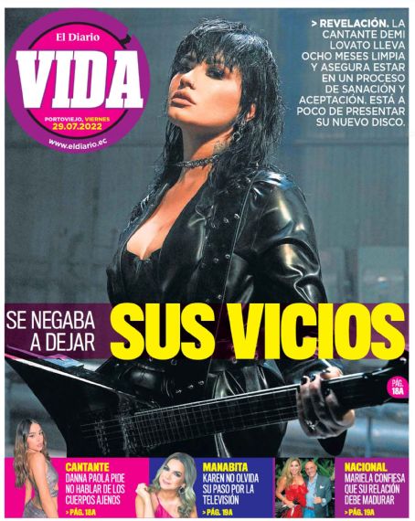Demi Lovato - El Diario Vida Magazine Cover [Ecuador] (July 2022)