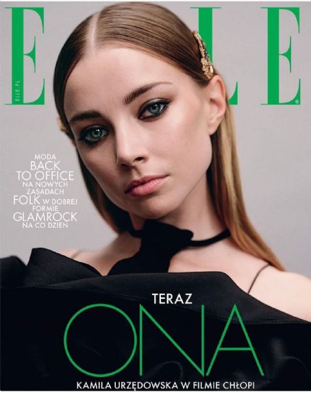 Kamila Urzedowska, Elle Magazine October 2023 Cover Photo - Poland