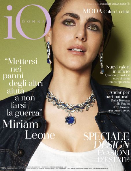 Miriam Leone, Io Donna Magazine 22 June 2024 Cover Photo - Italy