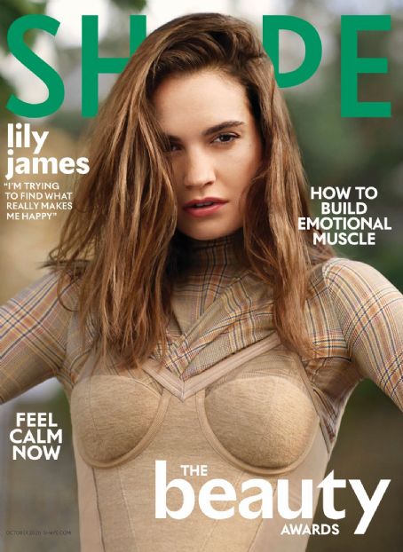 Lily James - Shape Magazine Cover [United States] (October 2020)