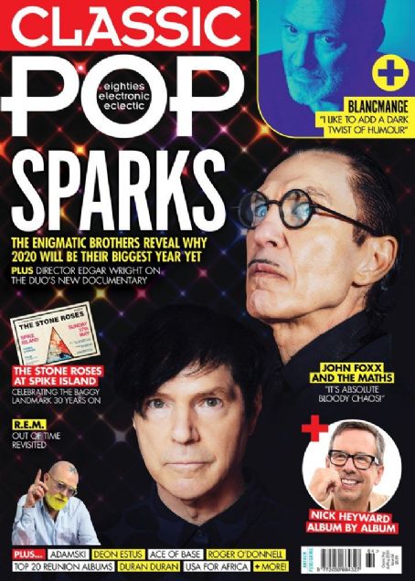 Sparks, Ron Mael, Russell Mael, Classic Pop Magazine Magazine July 2020 ...