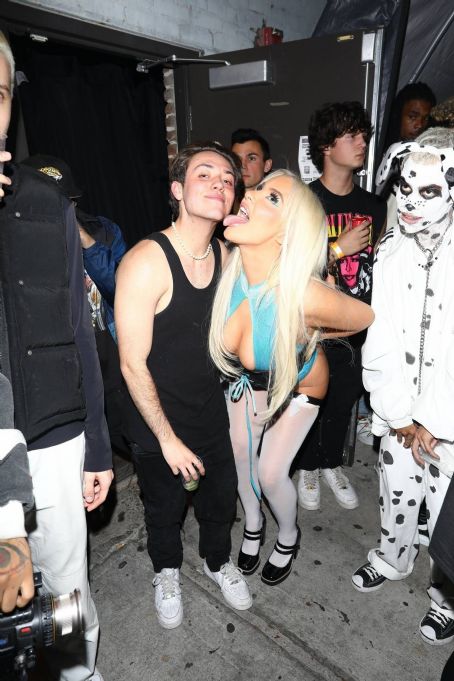 Tana Mongeau – hosts an Halloween party in Los Angeles