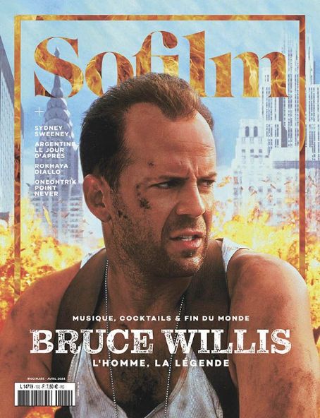 Bruce Willis, SoFilm Magazine March 2024 Cover Photo - France