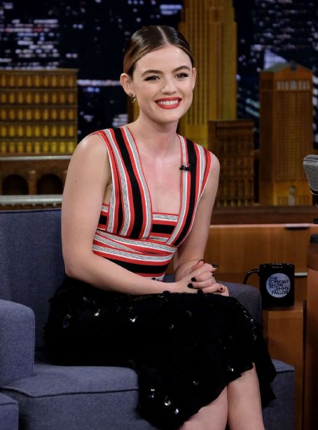 Lucy Hale – ‘The Tonight Show Starring Jimmy Fallon’ in NYC - FamousFix