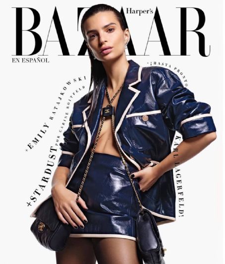 Emily Ratajkowski Harpers Bazaar Magazine March 2019 Cover Photo Mexico 