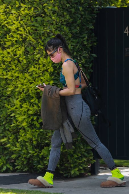 Sofia Boutella – In yoga outfit seen after gym in West Hollywood