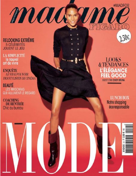 Cindy Bruna, Madame Figaro Magazine September 2020 Cover Photo - France