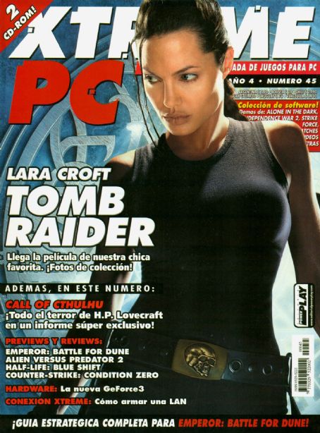 Lara Croft - Xtreme PC Magazine Cover [Spain] (July 2001)