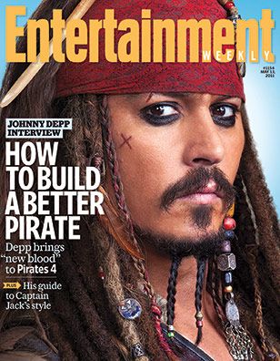 Johnny Depp - Entertainment Weekly Magazine Cover [United States] (13 May 2011)