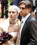 Hernan Crespo and Lucía Crespo