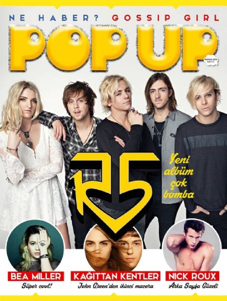 Ross Lynch, Riker Lynch, Rocky Lynch, Rydel Lynch, Ellington Ratliff - Pop Up Magazine Cover [Turkey] (July 2015)