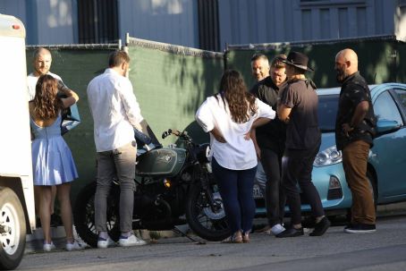 Ana De Armas With Ben Affleck Cruise On Cafe Racer Bmw Motorcycle In Brentwood Famousfix