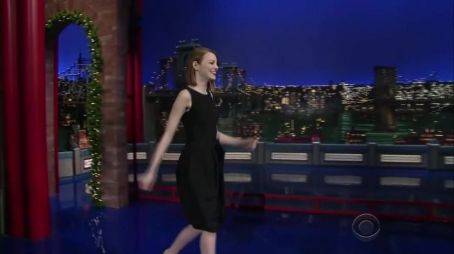 Emma Stone - Late Show with David Letterman