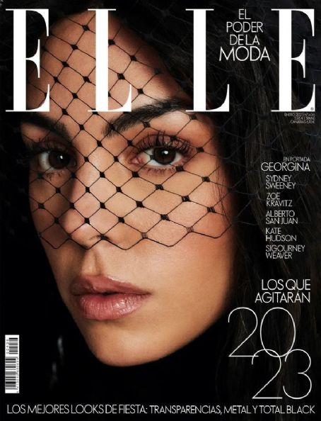 Georgina Rodríguez - Elle Magazine Cover [Spain] (January 2023)
