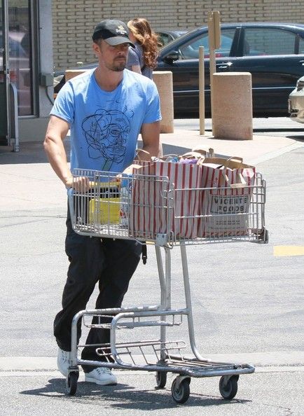 Josh Duhamel stops by Vicente Foods in Brentwood, California to stock up on groceries on June 22, 2014