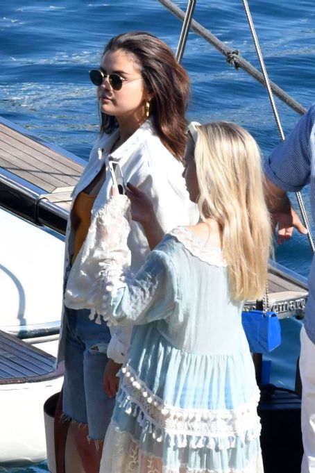 Selena Gomez on holiday on the Amalfi Coast