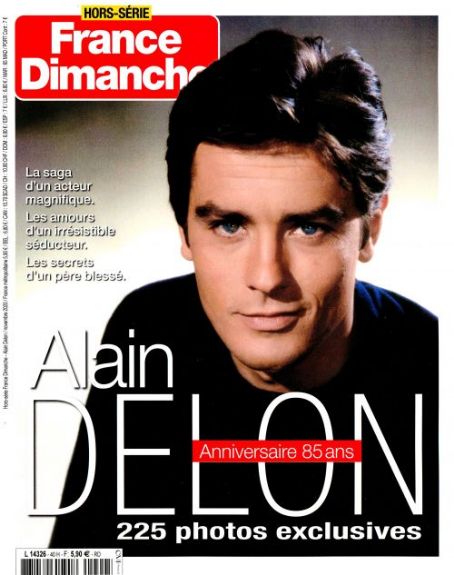 Alain Delon, Sylvie Vartan, Salvatore Adamo, France-Dimanche Magazine ...