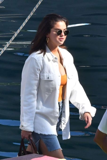 Selena Gomez on holiday on the Amalfi Coast