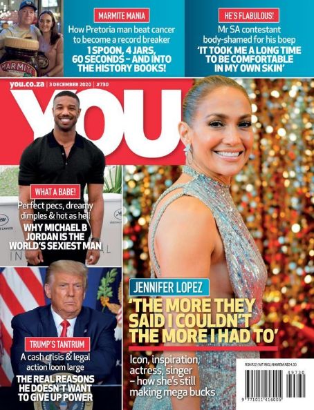 Jennifer Lopez - You Magazine Cover [South Africa] (3 December 2020)