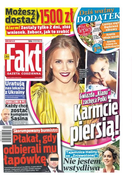 Agnieszka Kaczorowska Slava Krasowska Fakt Magazine 30 October 2019 Cover Photo Poland 2933