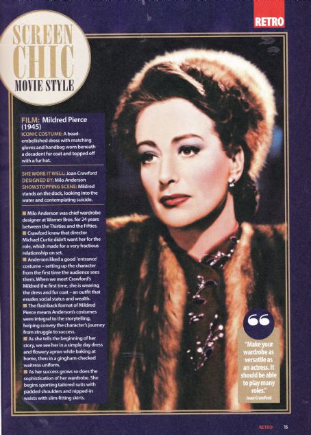Joan Crawford - Yours Retro Magazine Pictorial [United Kingdom] (May 2022)
